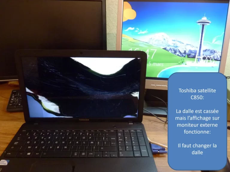 Toshiba C850 dalle fissuree (1)