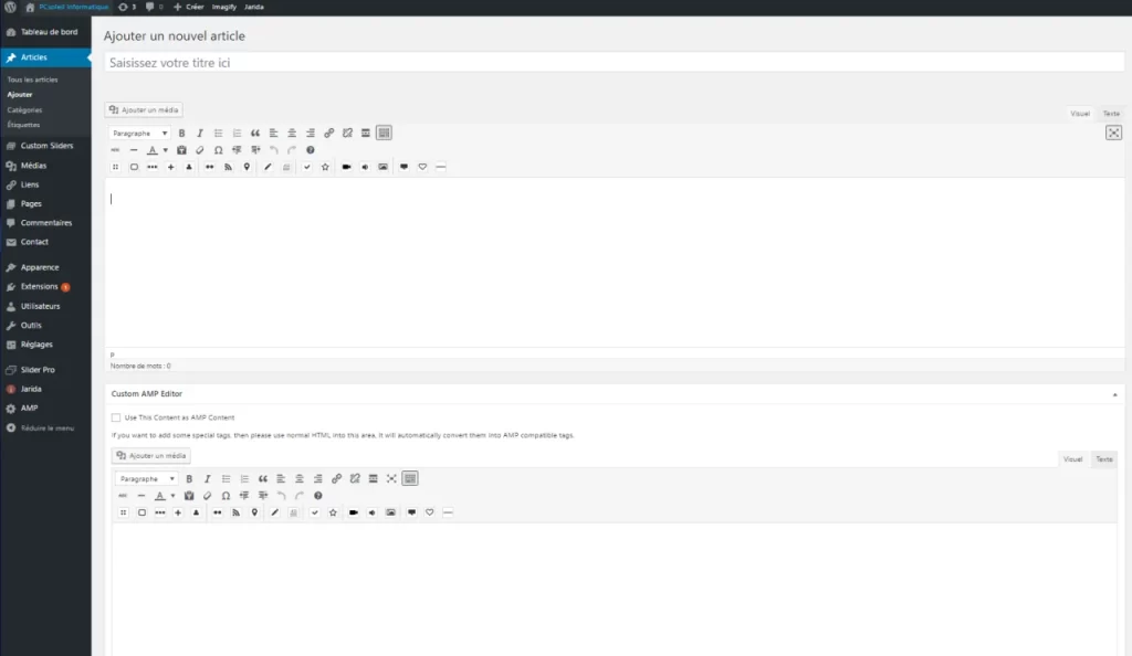 Custom Amp Editor