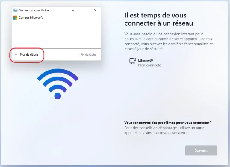 Windows 11 desactiver compte connecte Microsoft obligatoire part 2