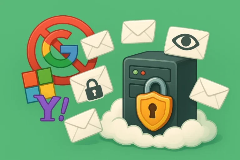 Illustration serveur mail autonome