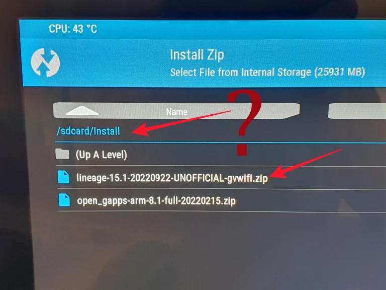 Installation LineageOS 01
